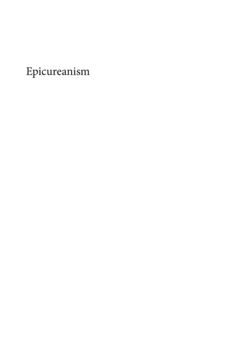 Cover of Epicureanism