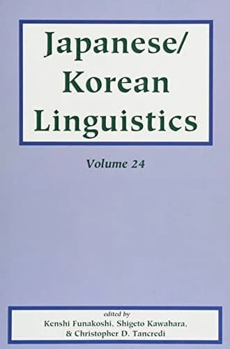 Cover of Japanese/Korean Linguistics, Volume 24