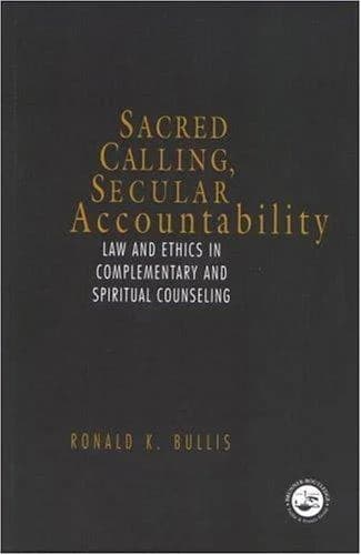 Cover of Sacred Calling, Secular Accountability