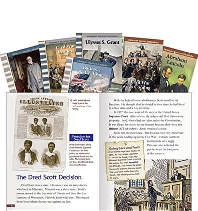 Cover of Slavery and the Civil War 6-Book Set, Grades 4-7