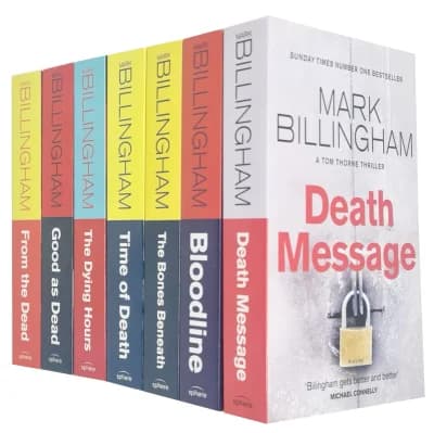 Cover of Mark Billingham Tom Thorne Novels Collection 7 Books Set Lifeless, The Buried Paperback