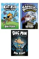 Cover of Dav Pilkey Essential Graphic Novel 3 Book Set