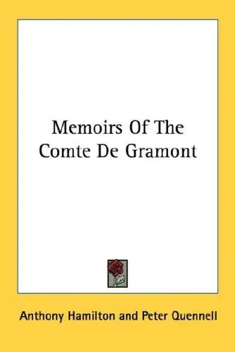 Cover of Memoirs Of The Comte De Gramont