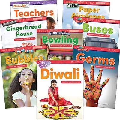 Cover of Number Sense & Operations: Grades K-1 (8-Book Set)