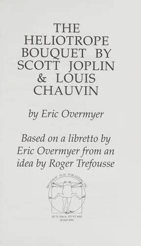 Cover of The Heliotrope Bouquet By Scott Joplin & Louis Chauvin