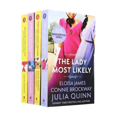 Cover of Julia Quinn The Lyndon Sisters and Lady Most Likely Saga Series 4 Books Collection  Set