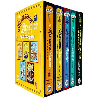 Cover of The Mysterious Benedict Society Complete Series 5 Book Set by Trenton Lee Stewart