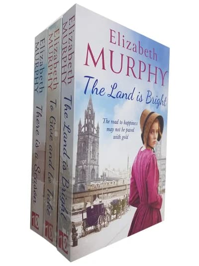 Cover of Liverpool Sagas 3 Books Collection Set by Elizabeth Murphy ( Land is Bright ,Rom,There is a Season)