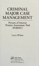 Criminal Major Case Management
