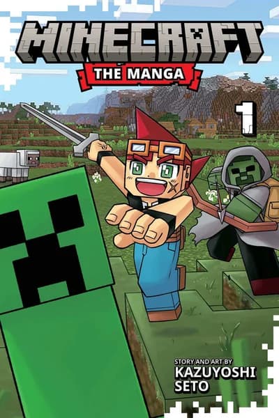Cover of Minecraft: The Manga Volume 4