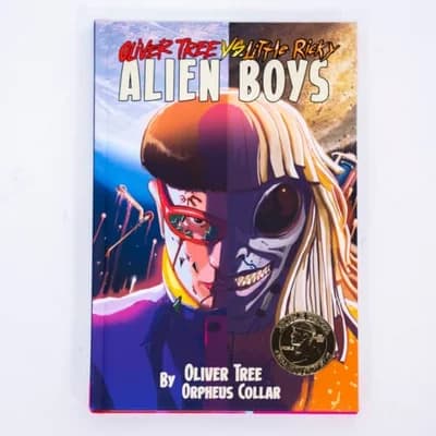 Cover of Oliver Tree vs Little Ricky: ALIEN BOYS (Hardcover Edition)