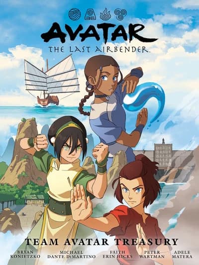 Cover of Avatar: The Last Airbender - Fire and Family Treasury Library Edition