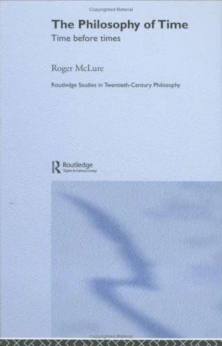 Cover of The Philosophy of Time