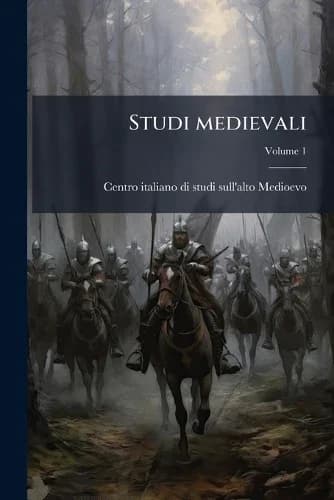 Cover of Studi medievali; Volume 1
