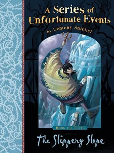 Cover of The Slippery Slope: A Series Of Unfortunate Events By Lemony Snicket Book