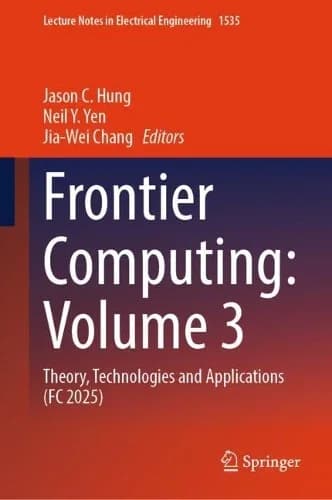 Cover of Frontier Computing : Volume 3