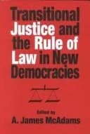 Cover of Transitional Justice and the Rule of Law in New Democracies