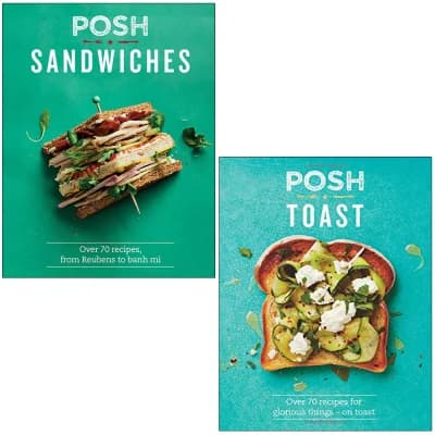 Cover of Posh Sandwiches and Posh Toast By Emily Kydd 2 Books Collection Set Hardcover