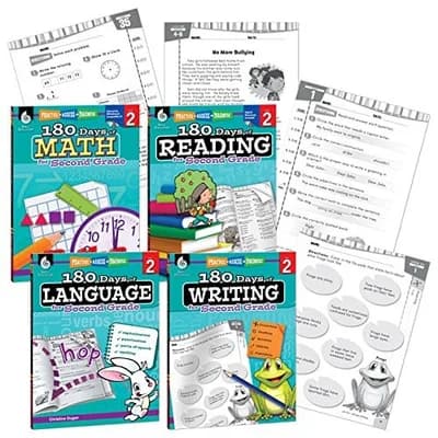 Cover of 180 Days of Practice Grade 2 Bundle