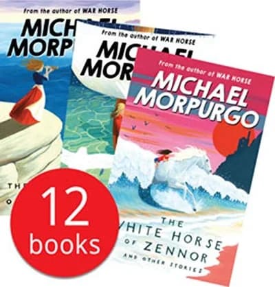 Cover of Michael Morpurgo 12 Books Collection Set (Waiting for Anya, From Hereabout Hill, King of the Cloud Forests)