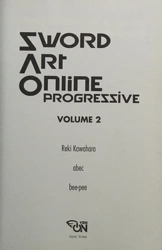 Cover of Sword art online
