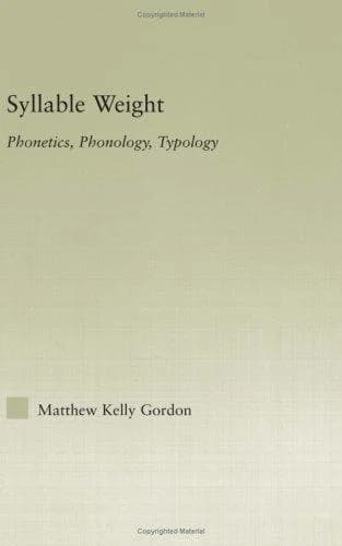 Cover of Syllable Weight
