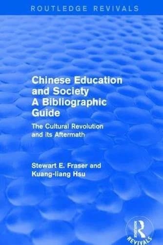 Cover of Chinese Education and Society A Bibliographic Guide