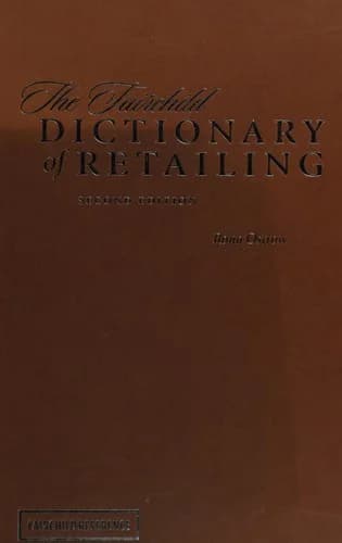 Cover of The Fairchild Dictionary of Retailing 2nd Edition