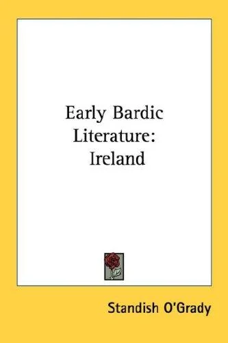 Cover of Early Bardic Literature