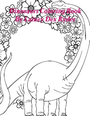 Cover of Dinosaurs Coloring Book