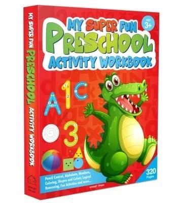 Cover of My Super Fun Preshool Activity Workbook for Children