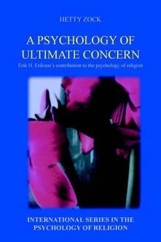 Cover of A Psychology of Ultimate Concern
