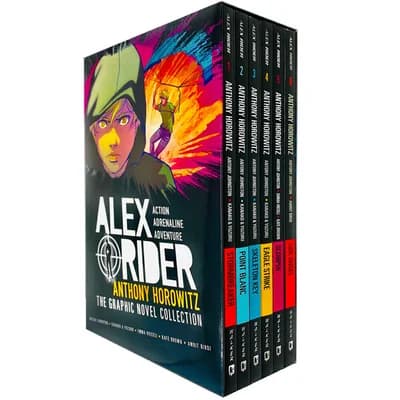 Cover of Alex Rider The Graphic Novel Collection 6 Books Box Set by Anthony Horowitz Paperback