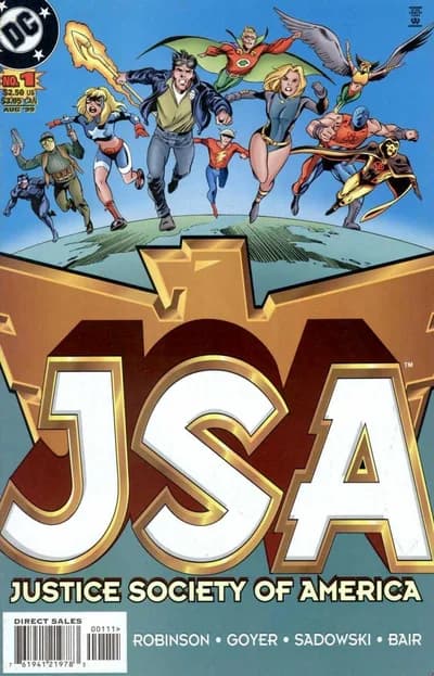 Cover of JSA Volume 1 Infinity Inc vs. The Justice Society