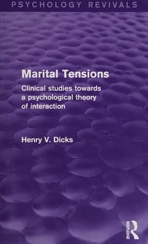 Cover of Marital Tensions (Psychology Revivals)