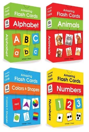 Cover of Amazing Flash Cards Set of 4 Boxes