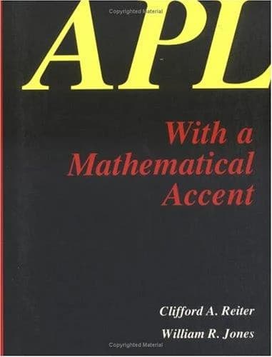 Cover of APL with a Mathematical Accent
