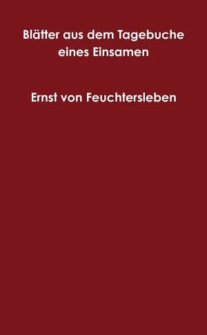 Cover of Blatter aus dem Tagebuche eines Einsamen