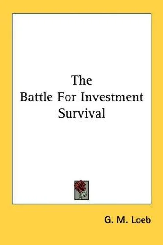 Cover of The Battle For Investment Survival