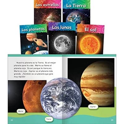 Cover of Let's Explore Space! 5-book Spanish Set