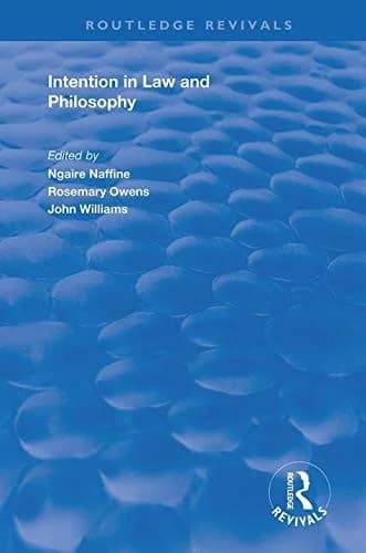 Cover of Intention in Law and Philosophy