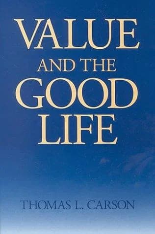Cover of Value and the Good Life