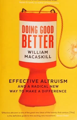 Cover of Doing Good Better: Effective Altruism by MacAskill - Non Fiction - Paperback