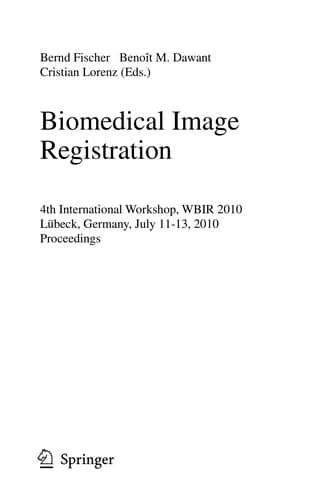 Cover of Biomedical Image Registration