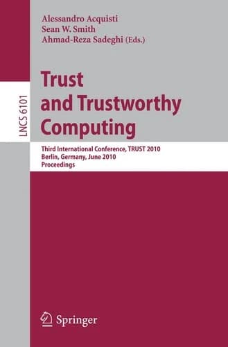 Cover of Trust and Trustworthy Computing