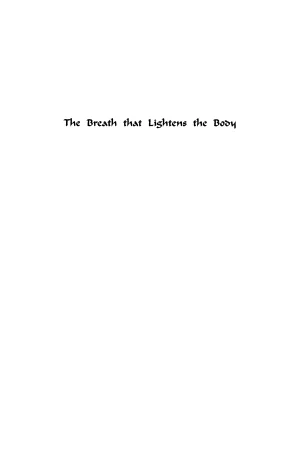 Cover of The Breath that Lightens the Body